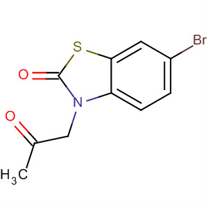 6-溴-3-(2-氧代丙基)-1,3-苯并噻唑-2(3h)-酮结构式_110817-94-2结构式