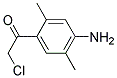 (9ci)-1-(4-氨基-2,5-二甲基苯基)-2-氯-乙酮结构式_110872-53-2结构式
