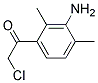 (9ci)-1-(3-氨基-2,4-二甲基苯基)-2-氯-乙酮结构式_110872-57-6结构式