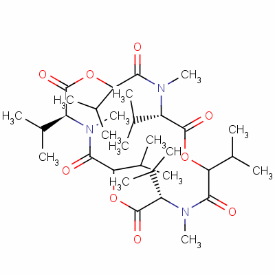 恩镰孢菌素复合物结构式_11113-62-5结构式