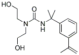 N,N-双(2-羟基乙基)-N-(alpha,alpha-二甲基-3-异丙烯苯)脲结构式_111256-33-8结构式