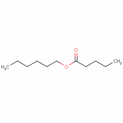 正戊酸己酯结构式_1117-59-5结构式