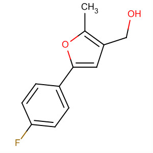 [5-(4-氟苯基)-2-甲基-呋喃-3-基]甲醇结构式_111787-93-0结构式