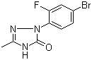 2-(4-溴-2-氟苯基)-1,2-二氢-5-甲基-3H-1,2,4-噻唑-3-酮结构式_111992-09-7结构式