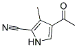 (9ci)-4-乙酰基-3-甲基-1H-吡咯-2-甲腈结构式_112381-10-9结构式