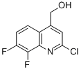2-氯-7,8-二氟-4-喹啉甲醇结构式_1125702-53-5结构式