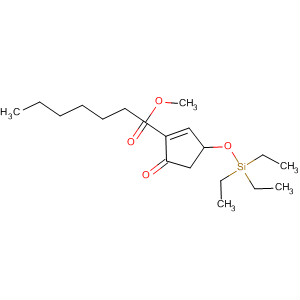5-氧代-3 -[(三乙基硅烷基)氧基)-1-环戊烯-1-庚酸甲酯结构式_112713-92-5结构式