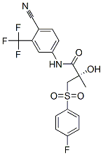 N-[4-氰基-3-(三氟甲基)苯基]-3-[(4-氟苯基)磺酰基]-2-羟基-2-甲基丙酰胺结构式_113299-38-0结构式