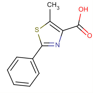 5-甲基-2-苯基-4-噻唑羧酸结构式_113366-43-1结构式