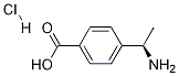 (R)-4-(1-氨基-乙基)-苯甲酸盐酸盐结构式_1134776-39-8结构式