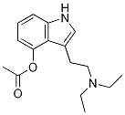 3-(2-(二乙基氨基)乙基)-1H-吲哚-4-基乙酸酯结构式_1135424-15-5结构式