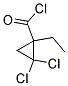 (9ci)-2,2-二氯-1-乙基-环丙烷羰酰氯结构式_113941-77-8结构式