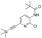 N-(2-氯-6-((三甲基甲硅烷基)乙炔)吡啶-3-基)三甲基乙酰胺结构式_1142191-97-6结构式