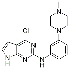 4-氯-N-(3-(4-甲基哌嗪-1-基)苯基)-7H-吡咯并[2,3-d]嘧啶-2-胺结构式_1142947-81-6结构式