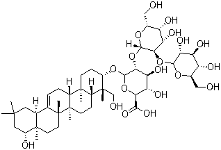 大豆皂苷Ba结构式_114590-20-4结构式