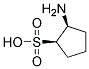 Cyclopentanesulfonic acid, 2-amino-, cis-(9ci) Structure