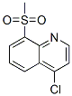 4-氯-8-(甲基磺酰基)-喹啉结构式_114935-95-4结构式