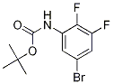 N-BOC5-溴-2,3-二氟苯胺结构式_1150114-27-4结构式