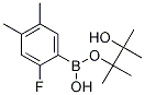 2-氟-4,5-二甲基苯硼酸频那醇酯结构式_1150271-75-2结构式