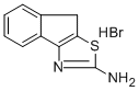 8H-茚并[1,2-d]噻唑-2-胺氢溴酸结构式_115247-57-9结构式