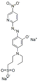 2-(5-硝基-2-吡啶氮杂)-5-(n-丙基-n-硫丙基氨基)苯酚二钠结构式_115408-94-1结构式