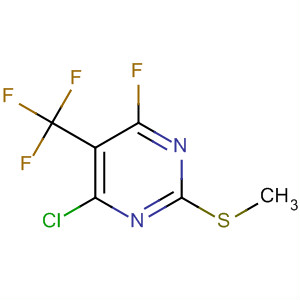 4-氯-6-氟-2-(甲基硫代)-5-(三氟甲基)嘧啶结构式_115441-09-3结构式