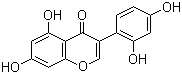 3-(2,4-二羟基苯基)-5,7-二羟基-4H-1-苯并吡喃-4-酮结构式_1156-78-1结构式