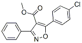 (9ci)-5-(4-氯苯基)-3-苯基-4-异噁唑羧酸甲酯结构式_115665-06-0结构式