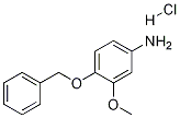 4-(苄氧基)-3-甲氧基苯胺盐酸盐结构式_1159825-08-7结构式