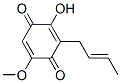 (e)-(9ci)-3-(2-丁烯)-2-羟基-5-甲氧基-2,5-环己二烯-1,4-二酮结构式_116138-71-7结构式