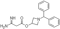 3-氨基-3-亚氨基丙酸1-二苯甲基环丁胺-3-酯结构式_116574-09-5结构式