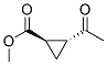 (1r-trans)-(9ci)-2-乙酰基-环丙烷羧酸甲酯结构式_116949-59-8结构式