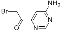 (9ci)-1-(6-氨基-4-嘧啶)-2-溴-乙酮结构式_117053-51-7结构式