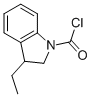 (9ci)-3-乙基-2,3-二氢-1H-吲哚-1-羰酰氯结构式_117086-92-7结构式