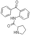 N-(2-苯甲酰苯基)-L-脯氨酰胺结构式_117186-74-0结构式