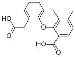 2-(2-羧基甲基苯氧基)-3,4-二甲基苯甲酸结构式_117570-93-1结构式