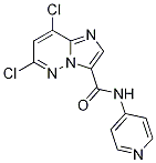 6,8-二氯-n-(吡啶-4-基)咪唑并[1,2-b]吡嗪-3-羧酰胺结构式_1177415-93-8结构式
