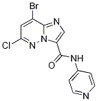 8-溴-6-氯-n-(吡啶-4-基)咪唑并[1,2-b]吡嗪-3-羧酰胺结构式_1177415-94-9结构式