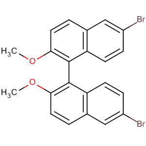 (S)-6,6-二溴-2,2-二甲氧基-1,1-二萘结构式_117745-41-2结构式