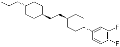 1,2-二氟-4-[反式-4-[2-(反式-4-丙基环己基)乙基]环己基]苯结构式_117943-37-0结构式