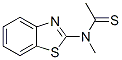 (9ci)-n-2-苯并噻唑-n-甲基-乙烷硫代酰胺结构式_118215-10-4结构式