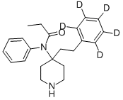 N-(苯基-D5)-N-[1-(2-苯基乙基)-4-哌啶基]-丙酰胺结构式_118357-29-2结构式