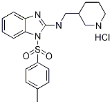 哌啶-3-甲基-[1-(甲苯-4-磺酰基)-1H-苯并咪唑-2-基]-胺盐酸盐结构式_1185308-14-8结构式