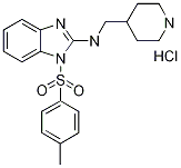 哌啶-4-甲基-[1-(甲苯-4-磺酰基)-1H-苯并咪唑-2-基]-胺盐酸盐结构式_1185319-90-7结构式