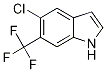 5-氯-6-(三氟甲基)-1H-吲哚结构式_1186404-60-3结构式