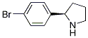 (R)-2-(4-溴苯基)吡咯烷结构式_1189155-63-2结构式