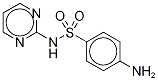 磺胺嘧啶-13C6结构式_1189426-16-1结构式