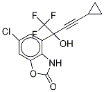6-氯-4-[(2,2,3,3-d4-环丙基乙炔)三氟甲基羟基甲基]-3H-苯并噁唑-2-酮结构式_1189694-49-2结构式