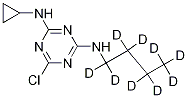 2-(n-丁基-d9-氨基)-4-氯-6-环丙基氨基-1,3,5-三嗪结构式_1189997-37-2结构式