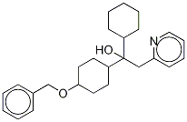 1-环己基-1-(4-苄基氧基环己基)-2-(2-吡啶基)乙醇结构式_1189997-39-4结构式